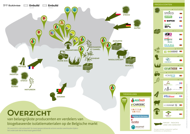 cartographie isolants biosources NL